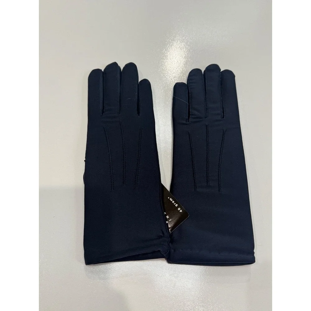 Equalizer Thinsulate Ladies Gloves Navy Blue Spandex Driving One Size Fits All